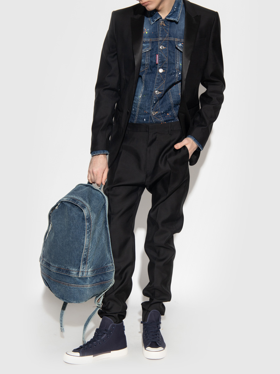 Black Wool Suit