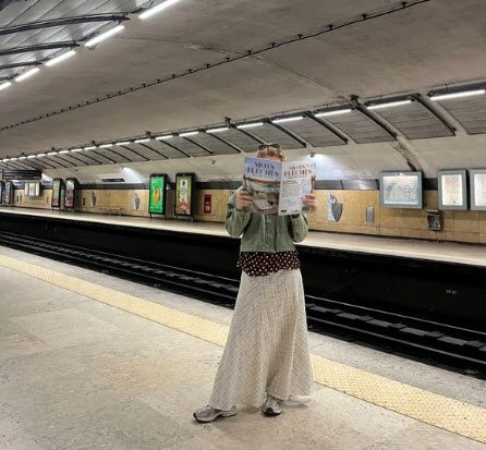 Mots fléchés dans le métro